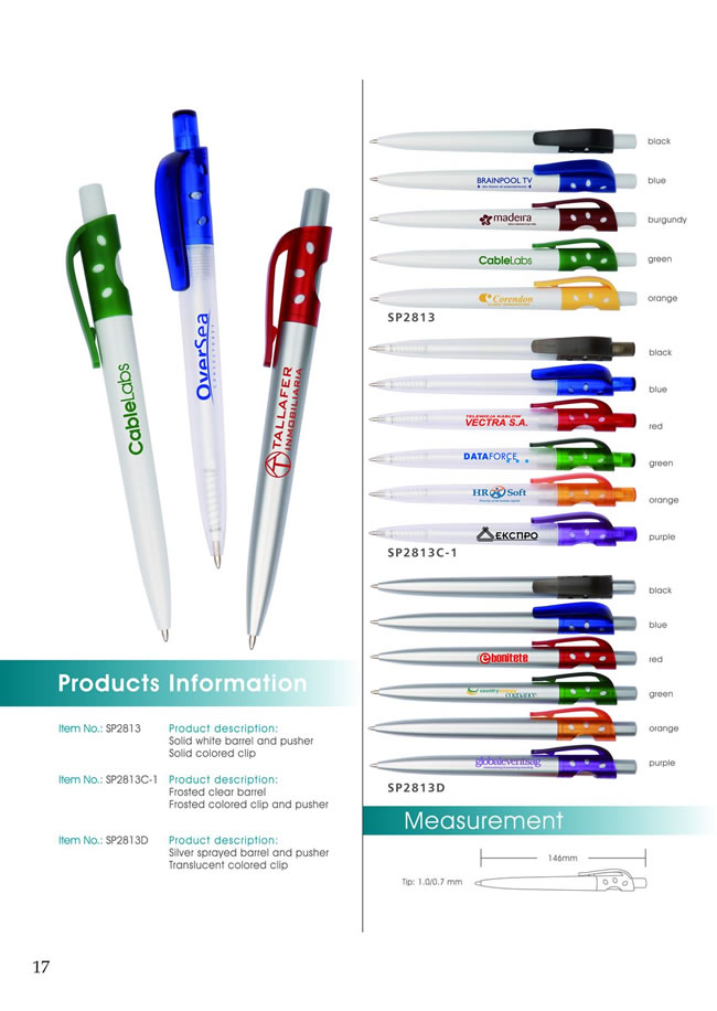 Maxmore Trading Co., Ltd. Plastic Pen series